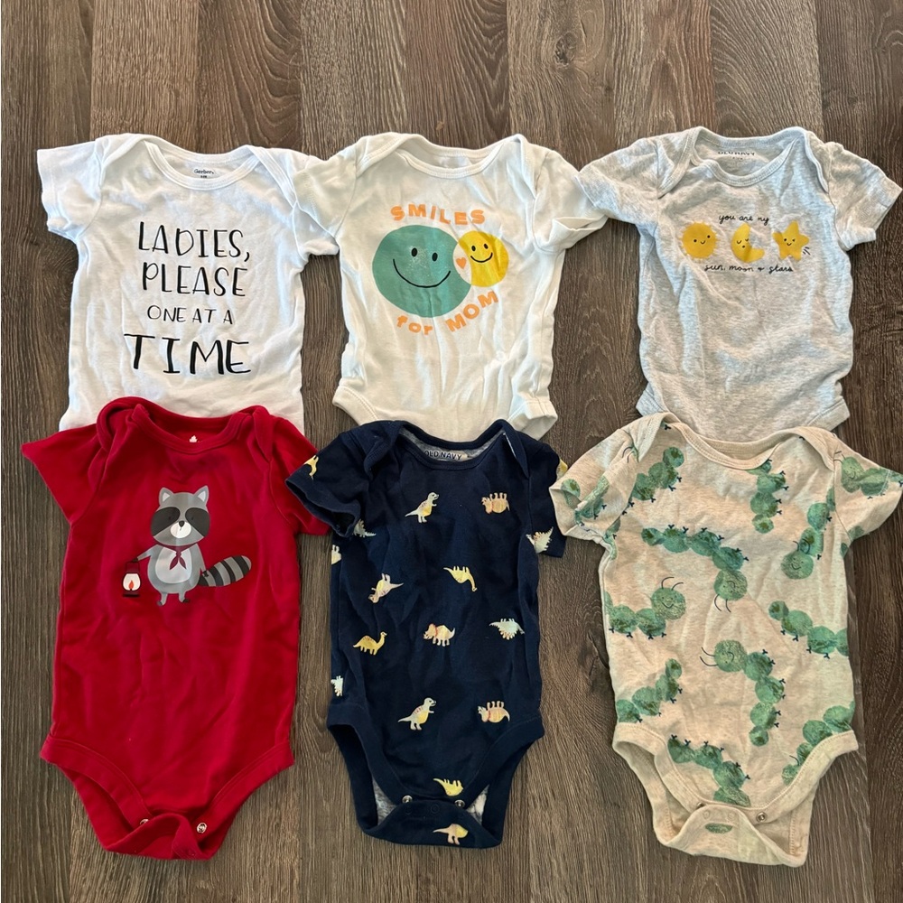 Baby Onsies Bundle 6-9month